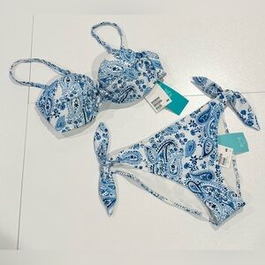 NWT, H&M Bandeau Bikini Set, 32C & 4